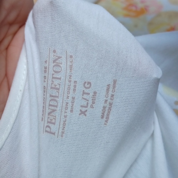 Pendleton Shirt Womens Size XL petite Floral Watercolor 3/4 Sleeve Lightweight - Picture 4 of 6